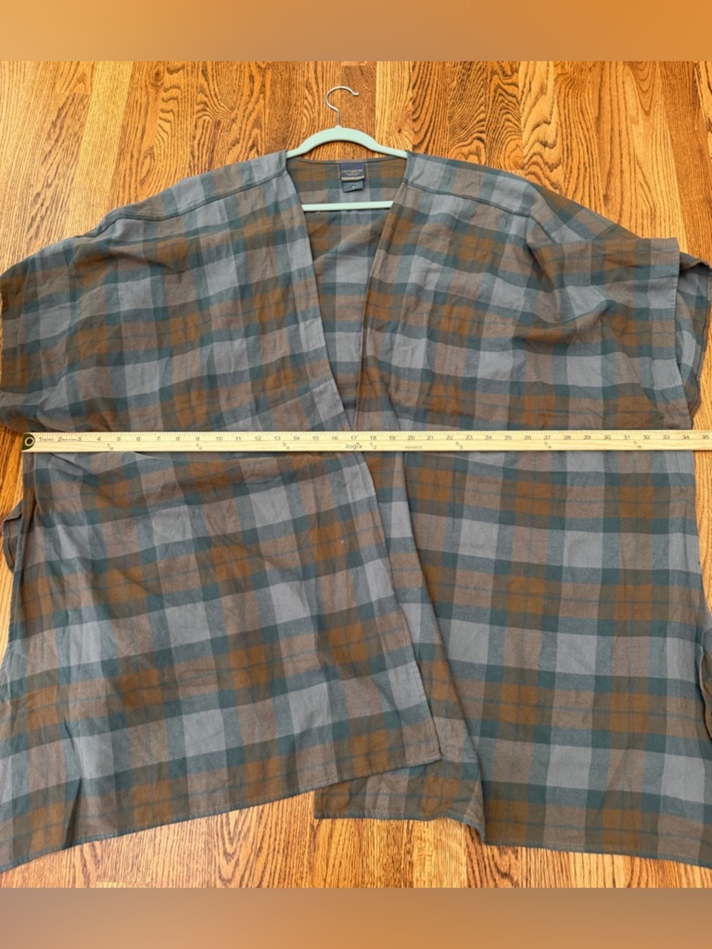 Outlander Torrid Tartan Dolman Kimono Sz 3 - Picture 6 of 9